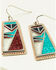 Image #2 - Montana Silversmiths Women's American Legends Tablet Earrings, Silver, hi-res