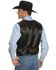 Image #2 - Scully Men's Boar Suede Snap Front Vest, Black, hi-res