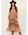 Image #1 - Spell Women's Lovers Beack Border Print Maxi Dress, Mauve, hi-res