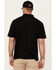 Image #4 - Carhartt Men's Loose Fit Midweight Short Sleeve Button-Down Polo Shirt, Black, hi-res