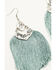 Image #2 - Shyanne Women's Juniper Sky Fringe Earrings, Teal, hi-res