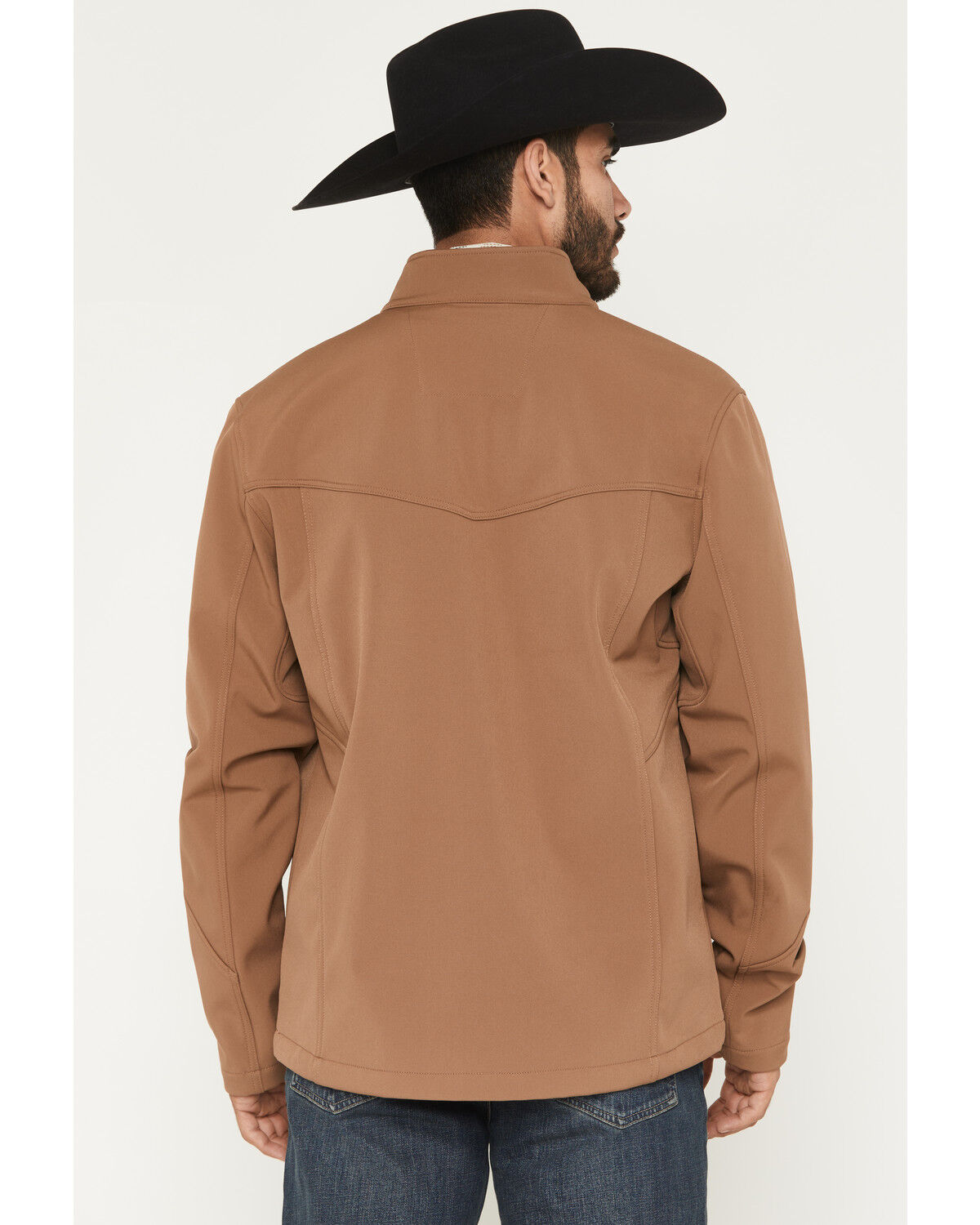Image #4 - RANK 45&reg; Men's Richwood Solid Softshell Jacket, Lt Brown, hi-res