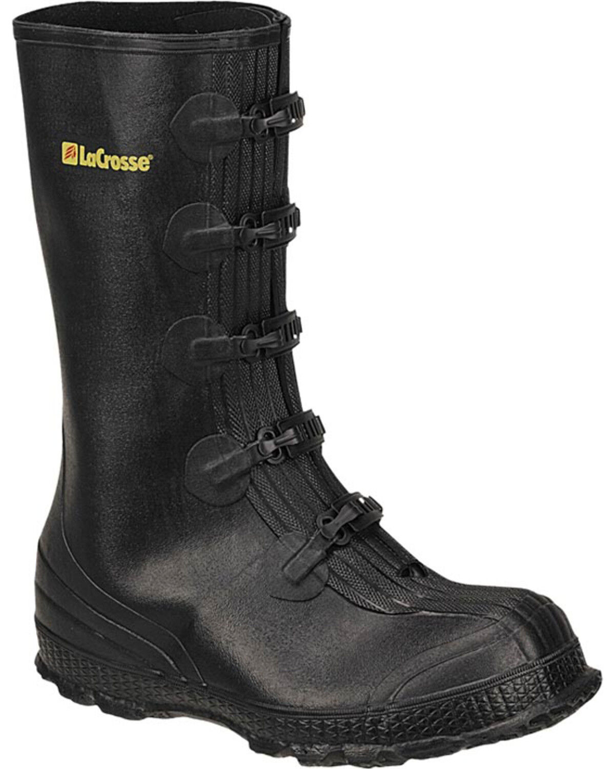 LaCrosse Men's Z-Series Overshoe Rubber Boots - Round Toe, Black, hi-res