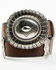 Image #3 - Idyllwind Women's Leather Concho Belt , Brown, hi-res