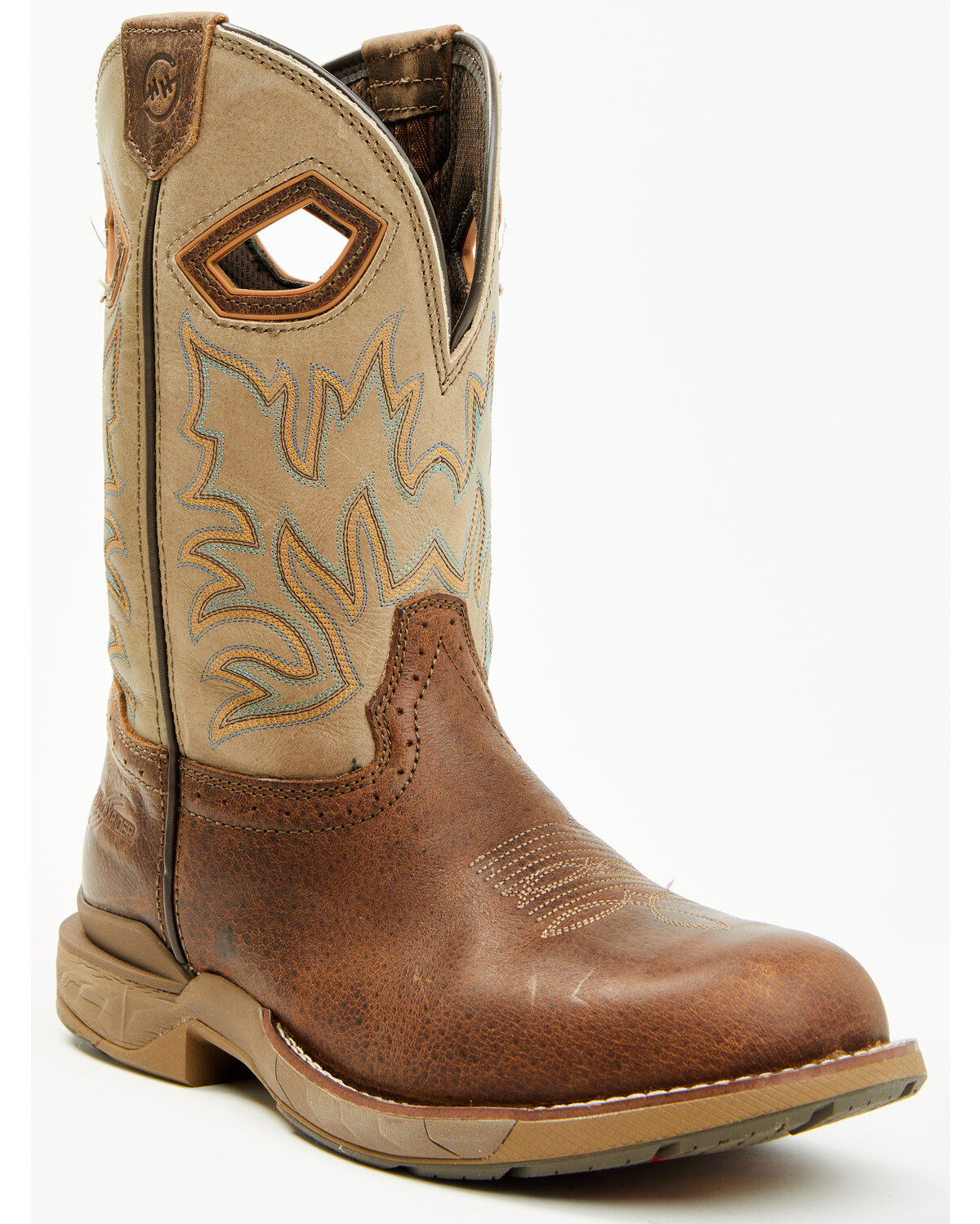 Double H Men's Prophecy Roper Western Boots - Round Toe, Tan, hi-res