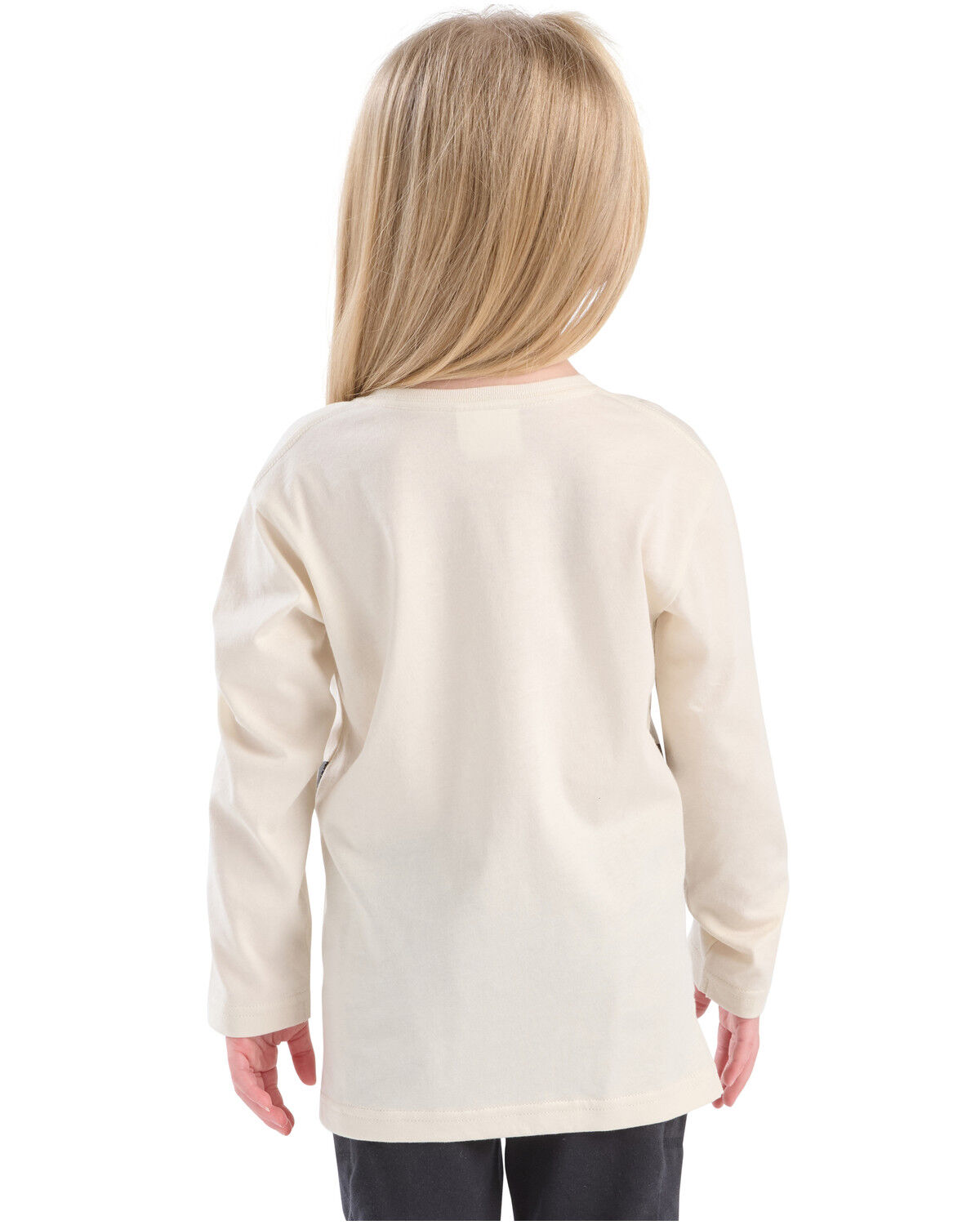 Image #2 - Carhartt Toddler Girls' Toolbelt Long Sleeve Graphic Tee, Off White, hi-res