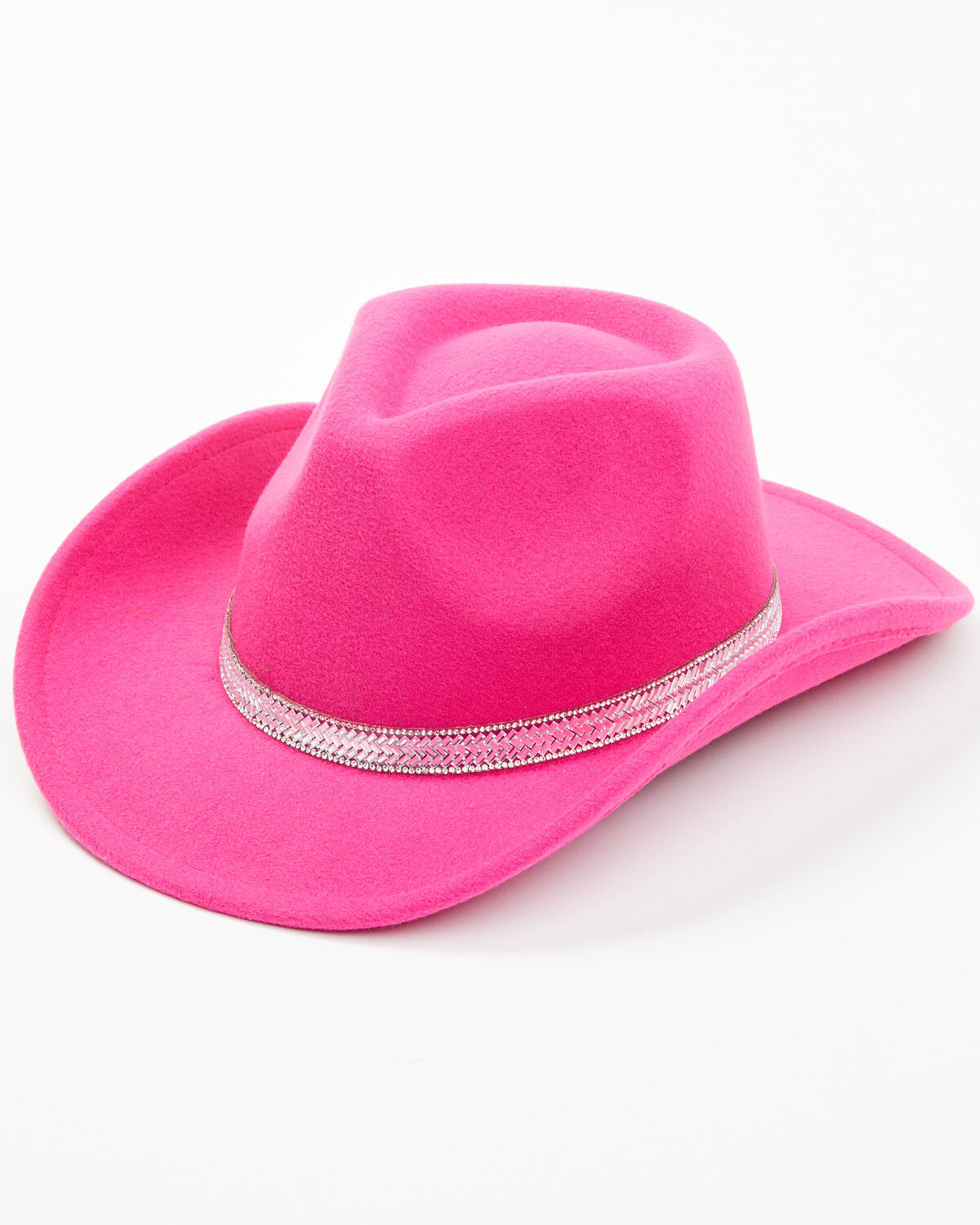 Shyanne Girls' O Dolly Felt Cowboy Hat, Pink, hi-res