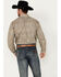 Image #4 - Stetson Men's Mosaic Print Long Sleeve Button-Down Western Shirt , Grey, hi-res