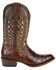 Image #2 - Durango Men's Exotic Full-Quill Ostrich Western Boots - Medium Toe, Brown, hi-res