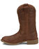 Image #3 - Justin Women's Stampede Western Boots - Round Toe, Brown, hi-res