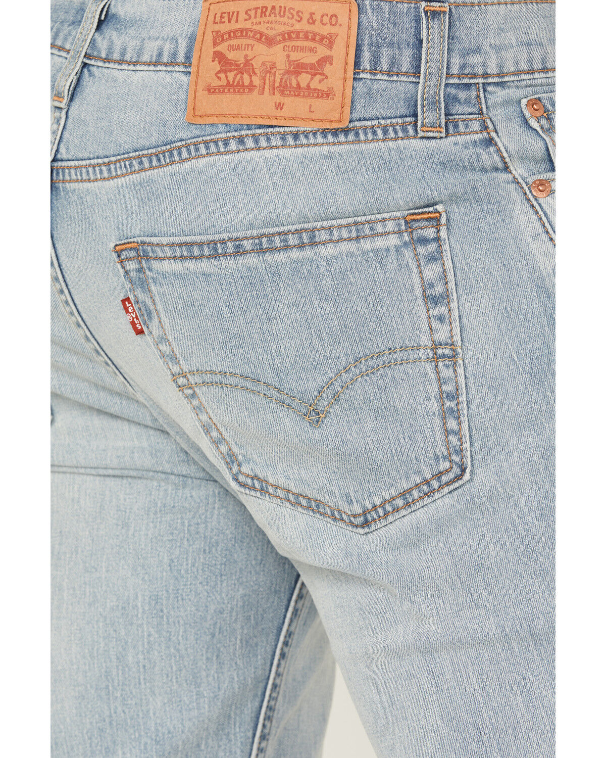 Image #4 - Levi's Men's 511&reg; Open Doors Light Wash Slim Straight Stretch Denim Jeans, Light Wash, hi-res