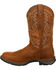 Image #3 - Durango Rebel Men's Waterproof Western Boots - Round Toe, Brown, hi-res