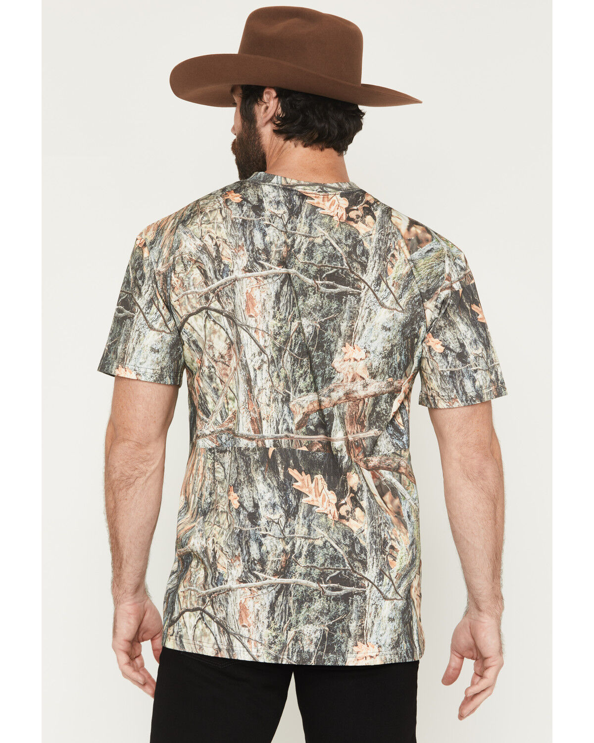 Image #4 - Sendero Provisions Men's Camo Print Logo Short Sleeve Pocket T-Shirt, Camouflage, hi-res