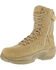 Image #2 - Reebok Men's Stealth 8" Lace-Up Side-Zip Desert Khaki Work Boots - Composite Toe, Desert Khaki, hi-res