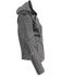 Image #2 - Milwaukee Leather Women's Rub-Off Hoodie Motorcycle Jacket - 3X, Black, hi-res