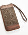 Image #2 - Shyanne Women's Tooled Wallet, Brown, hi-res