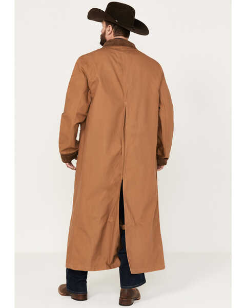 Image #4 - Scully Men's Authentic Canvas Duster, Brown, hi-res