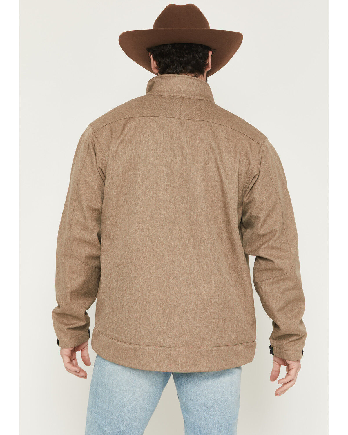 Image #4 - Cinch Men's Bonded Softshell Jacket, Stone, hi-res