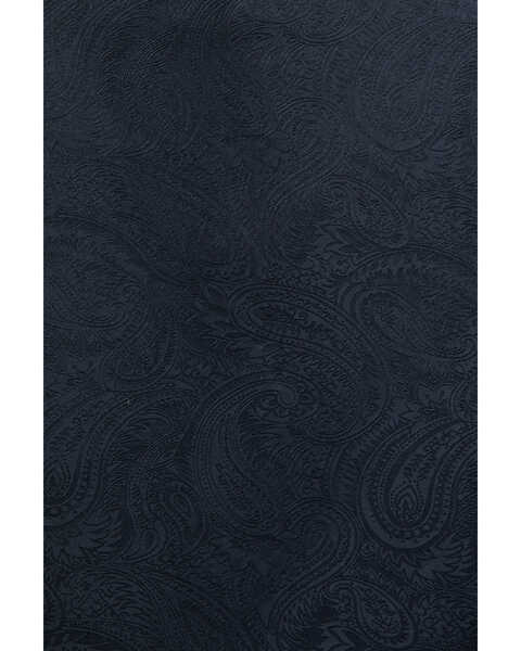 Image #3 - Cody James Men's Silk Jacquard Scarf , Black, hi-res