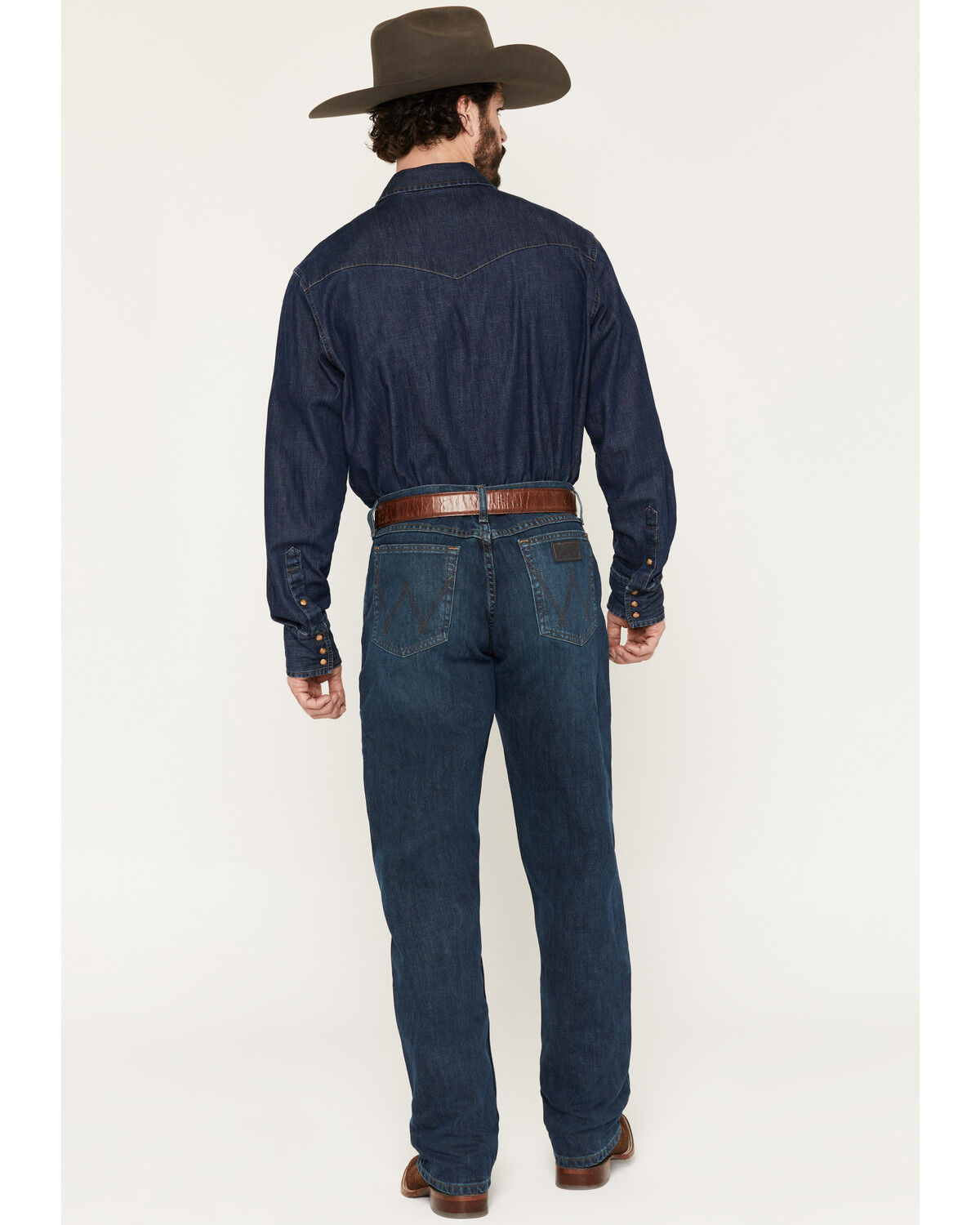 Image #3 - Wrangler 20X Men's Competition River Wash Boot Cut Jeans, Vintage Blue, hi-res