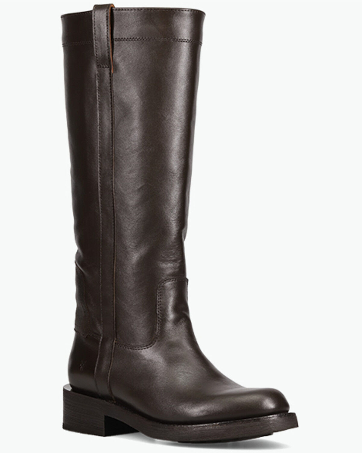 Frye Women's Viv Riding Boots - Round Toe, Dark Brown, hi-res