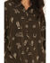 Image #3 - Ariat Women's Conversational Print Long Sleeve Button-Down Homestyle Western Shirt, Olive, hi-res