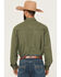 Image #4 - Cinch Men's Solid Arenaflex Long Sleeve Button-Down Performance Stretch Western Shirt, Green, hi-res