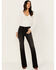 Image #1 - Idyllwind Women's Shadow Lane Mid Rise Stretch Bootcut Jeans, Black, hi-res