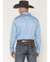 Image #4 - Wrangler X Cody Johnson Men's Paisley Print Long Sleeve Button-Down Western Shirt, Blue, hi-res