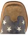 Image #6 - Roper American Flag Western Boots - Square Toe, Blue, hi-res