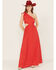 Image #1 - Show Me Your Mumu Women's Take Me Out Sleeveless Maxi Dress, Red, hi-res