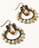 Image #2 - Shyanne Women's Mystic Skies Beaded Hoop Earrings, Rust Copper, hi-res