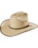Image #1 - Resistol Kids' Brush Hog Jr. Straw Cowboy Hat, Tan, hi-res