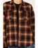 Image #3 - Lucky Brand Workwear Women's River Plaid Print Long Sleeve Button-Down Flannel Work Shirt, Chocolate, hi-res