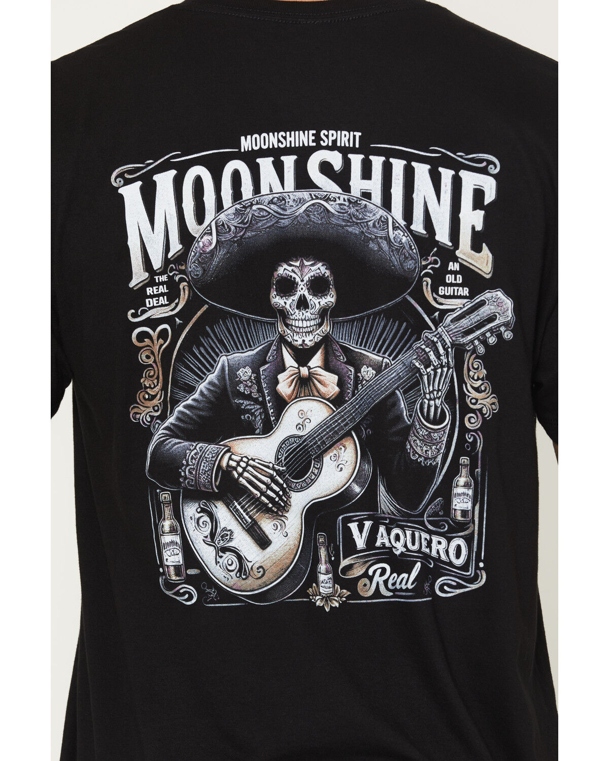 Image #4 - Moonshine Spirit&reg; Men's Country Soul Mariachi Short Sleeve Graphic T-Shirt, Black, hi-res