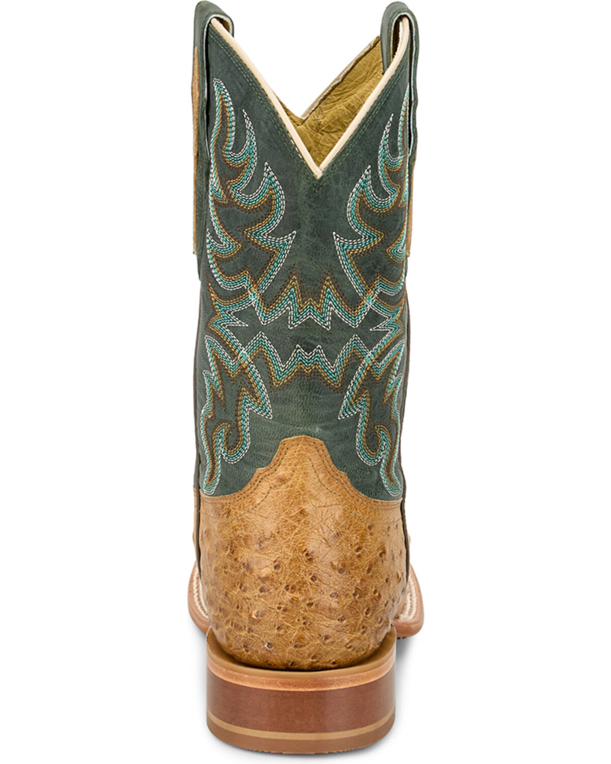 Image #5 - Tony Lama Men's Blaine Exotic Ostrich Western Boots - Broad Square Toe, Brown, hi-res