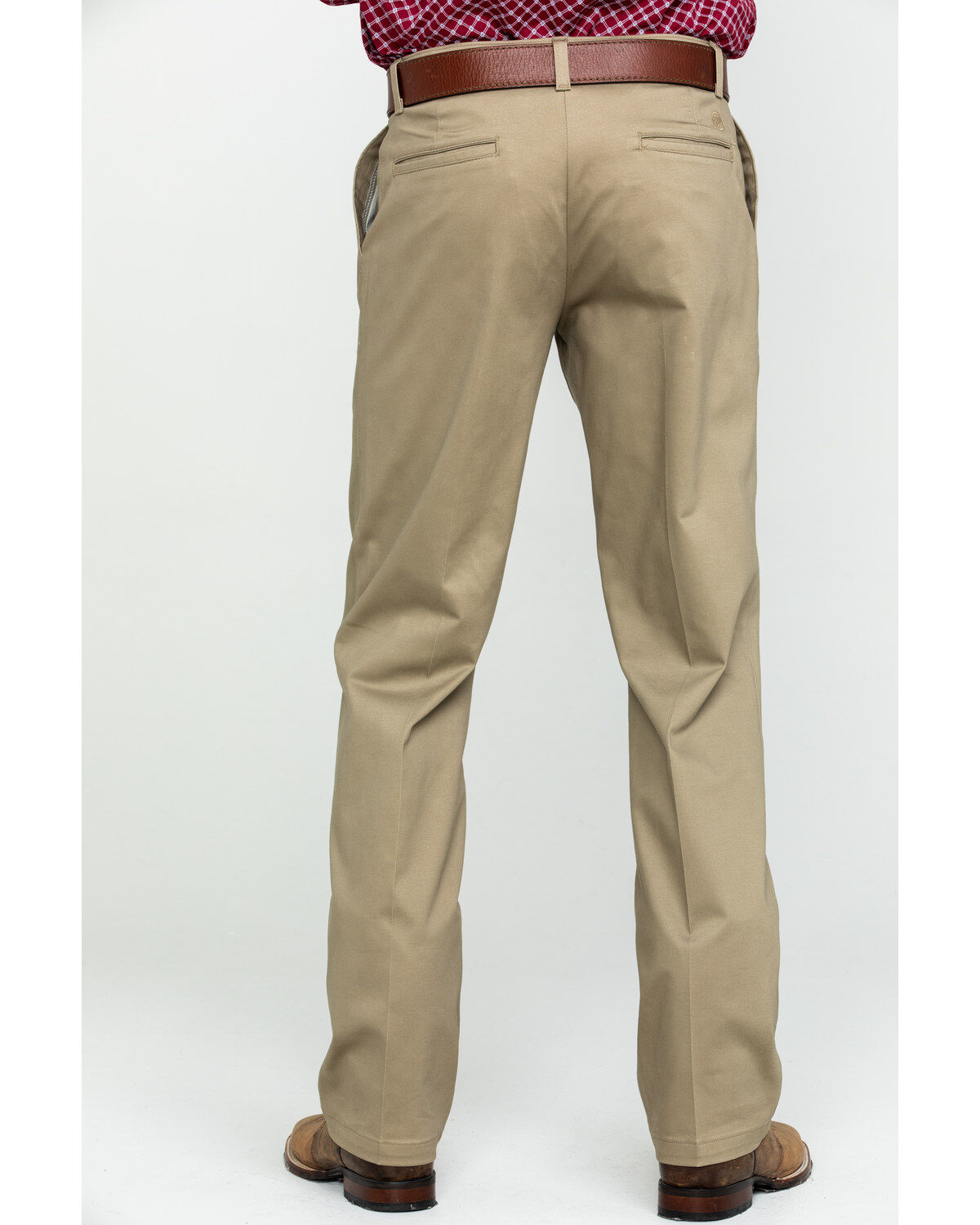 Wrangler Men's Khaki Casual Pleated Front Western Pants, Beige/khaki, hi-res