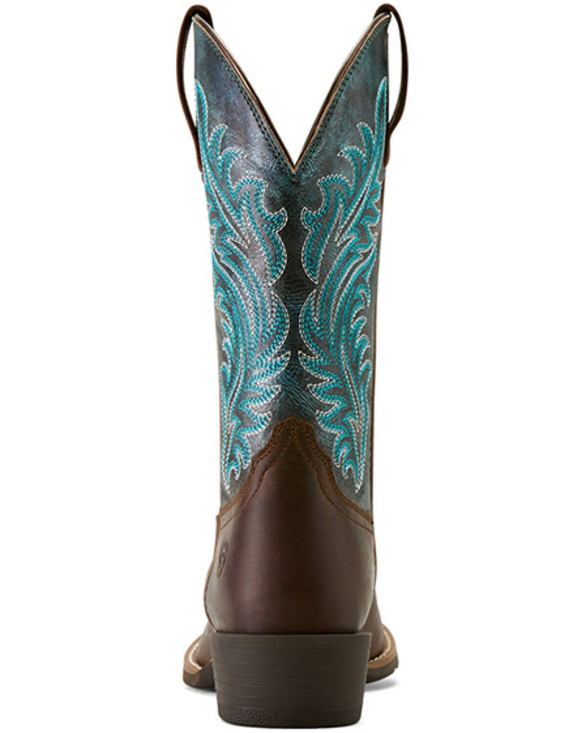 Image #3 - Ariat Women's Round Up Performance Western Boots - Square Toe, Blue, hi-res
