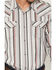Image #3 - Cody James Men's Saddle Ridge Striped Print Long Sleeve Snap Western Shirt - Tall, Grey, hi-res