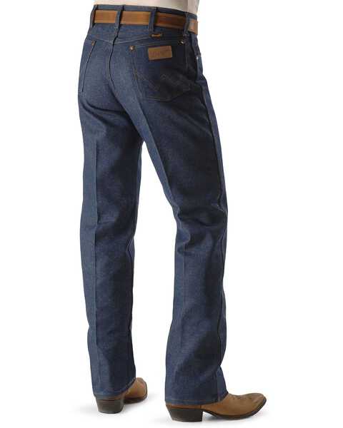 Image #1 - Wrangler Men's Original Fit Rigid Jeans - 38" & 40" Tall Inseams, Indigo, hi-res