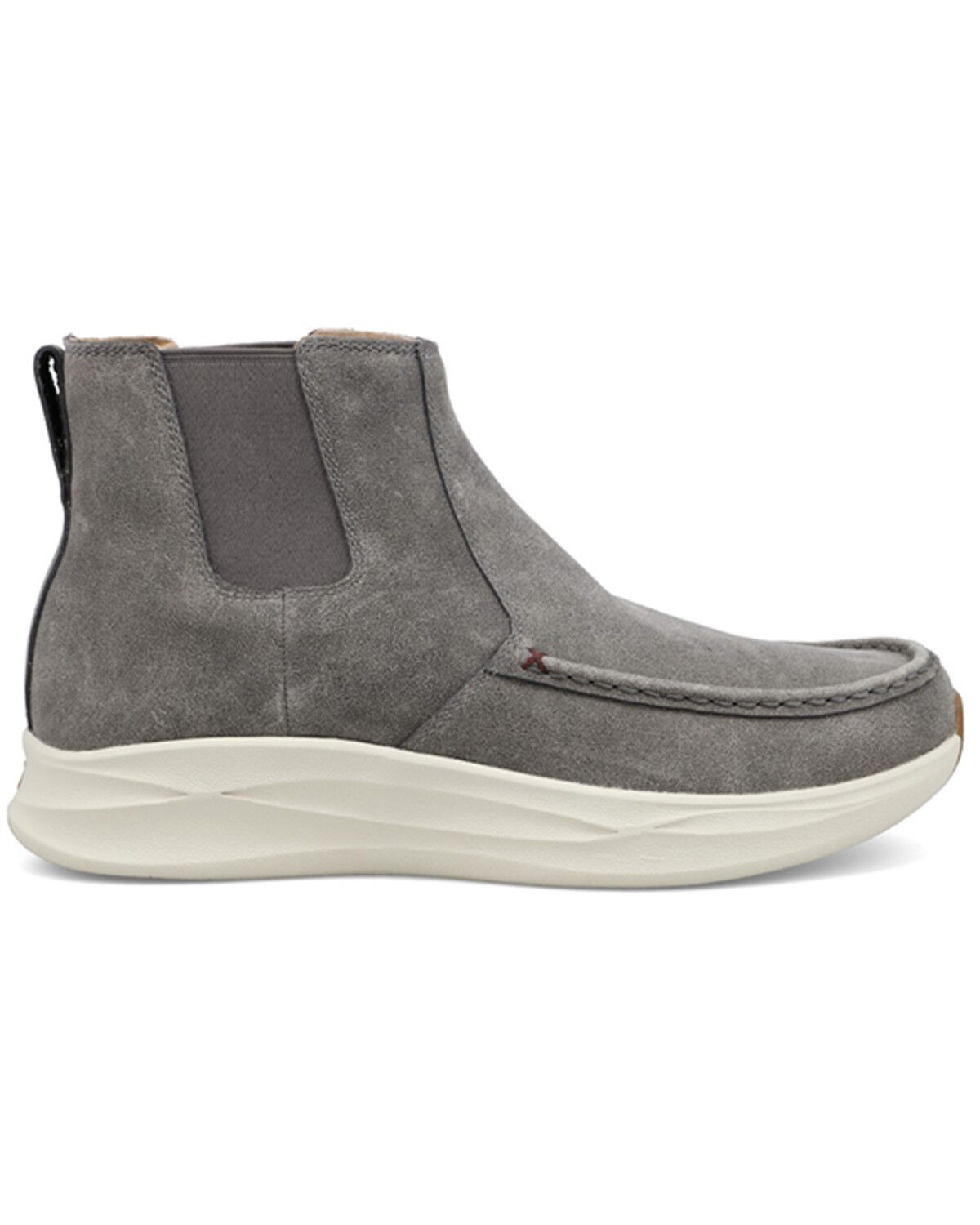 Image #2 - Twisted X Men's Feather X&trade; Casual Ankle Boots - Moc Toe, Grey, hi-res