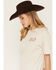 Image #3 - Ariat Women's Boot Barn Exclusive Sunflower Logo Short Sleeve Graphic Tee, Beige, hi-res