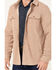 Image #3 - Cinch Men's Polar Fleece Long Sleeve Button-Down Shirt, Tan, hi-res