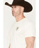 Image #3 - RANK 45&reg; Men's Bull Scape Logo Short Sleeve Graphic T-Shirt, Cream, hi-res