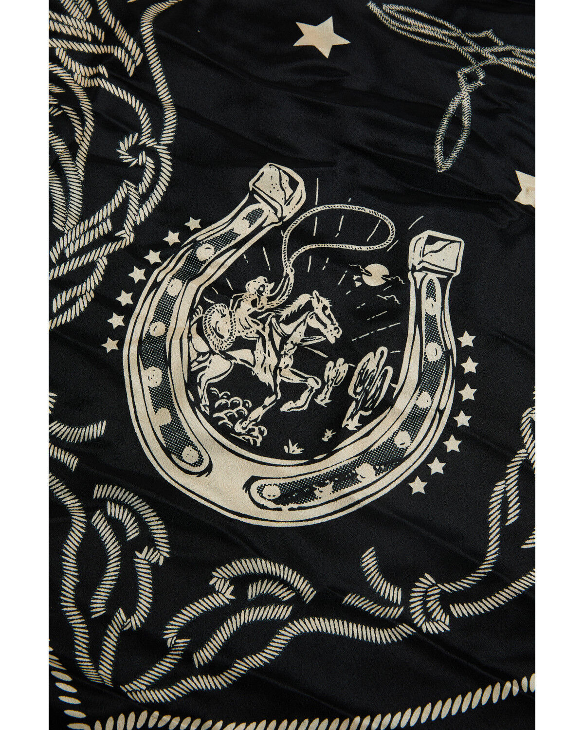 Image #2 - Idyllwind Women's Essex Silky Wild Rag, Black, hi-res