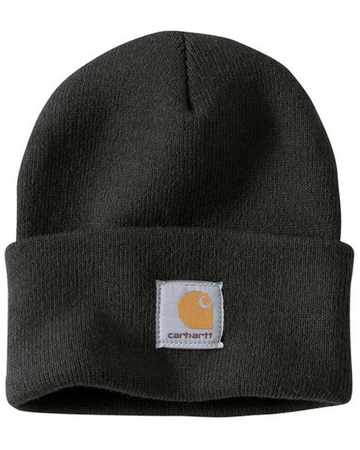 Image #1 - Carhartt Men's Watch Beanie, Black, hi-res