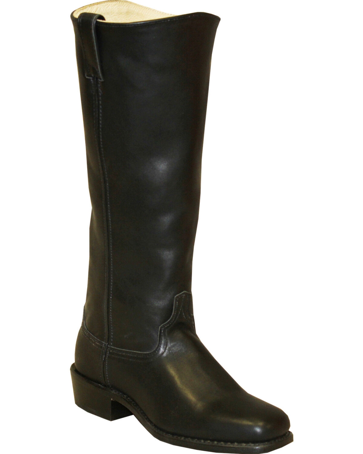 Abilene Men's Cowhide Shooter Boots - Square Toe, Black, hi-res
