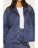 Image #3 - Idyllwind Women's Lonestar Fringe and Studded Faux Suede Jacket, Dark Blue, hi-res