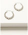 Image #1 - Shyanne Women's Juniper Sky Silver Hoop Earrings, Silver, hi-res