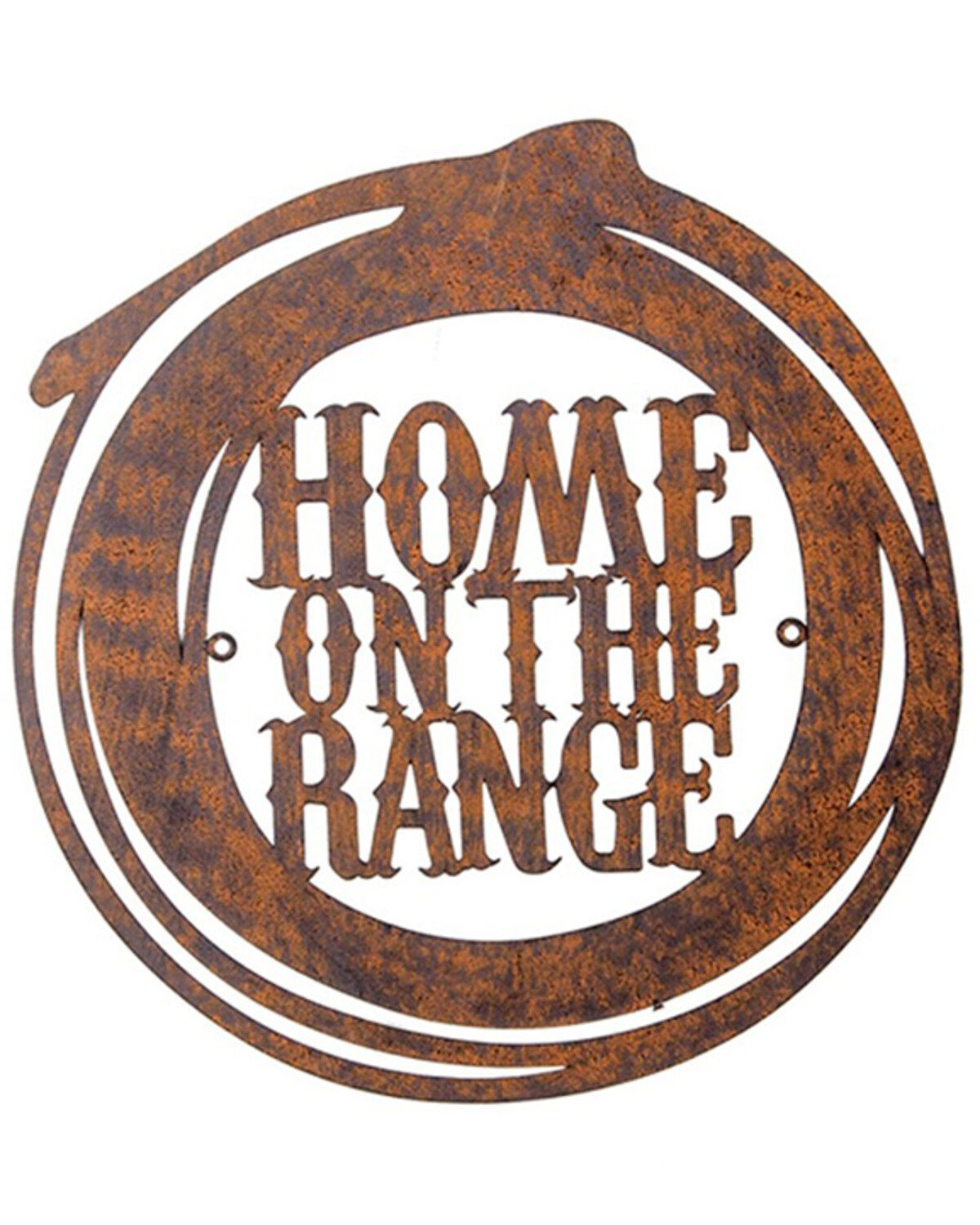 Image #1 - Manual Woodworkers Home on the Range Metal Wall Decor, Brown, hi-res